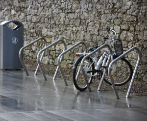S71 Cycle Stand - stainless steel bike rack for outdoor parking