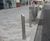 Contemporary mitred-top 304 or 316 stainless steel bollard 4