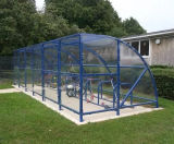 Canterbury Slimline - secure steel cycle compound for up to 20 bikes - on this page
