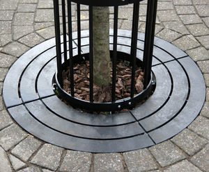 S65 Tree Grille - galvanized steel tree guard for urban landscaping