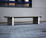 S32 Bench - stainless steel outdoor seating for public spaces