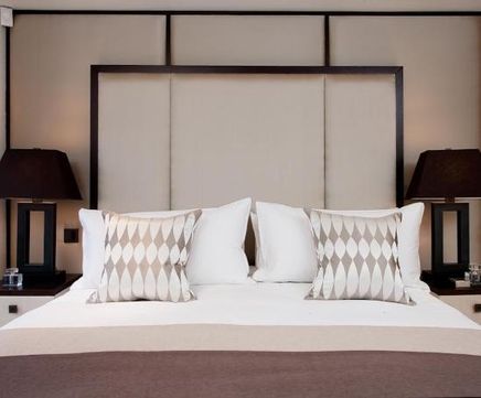 Chopin contemporary wood framed headboard
