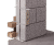 Stainless steel and mild steel windposts for facades and brick walls 3