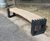 Canvas 30 Degree - 1.9m curved recycled plastic bench 2