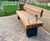 Exeter Ex003 - wood and metal outdoor seat for parks and public spaces 3