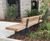 Exeter Ex003 - wood and metal outdoor seat for parks and public spaces 4