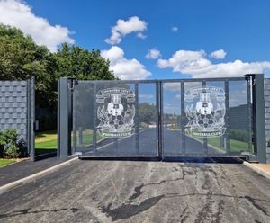 Fencing with auto swing and sliding gate for Coventry City FC