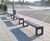 Canvas 180  - 1.9m straight recycled plastic bench 2