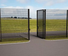 LockMaster S1 - steel swing security gate