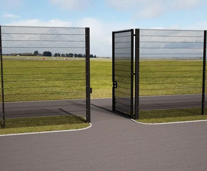 LockMaster S1 - steel swing security gate