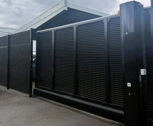 Premium security fencing and gate system for BMW showroom