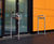 Door Barrier - steel protective guard for non-powered commercial doors 6