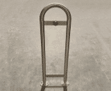 Door Guard Thin - steel door stop with rubber wall protector - on this page