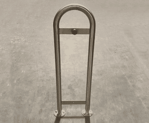 Door Guard Thin - steel door stop with rubber wall protector