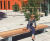 Solid Linear Benches - modular timber and steel outdoor seating 1