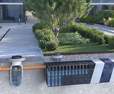 ACO Q-Brake Vortex - stainless steel stormwater flow control device