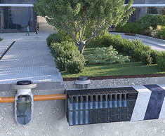 ACO Q-Brake Vortex - stainless steel stormwater flow control device