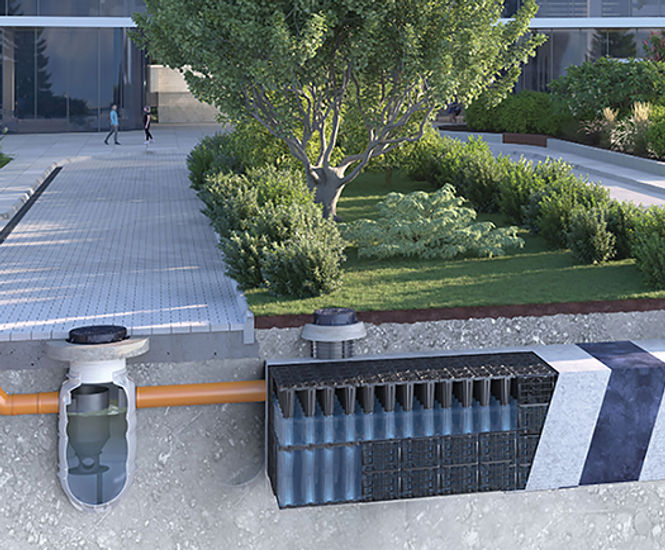 ACO Q-Brake Vortex - stainless steel stormwater flow control device