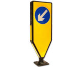 Solar Duraflex - illuminated plastic keep left road safety bollard - on this page