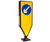 Solar Duraflex - illuminated plastic keep left road safety bollard 0