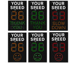 Vehicle Activated Signs - LED road safety sign, mains or solar powered