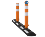 Cycle Lane System - plastic cycle lane separator for road safety