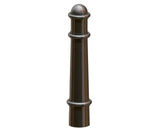Slough PU Bollard - durable polymer and steel security post for paths - on this page