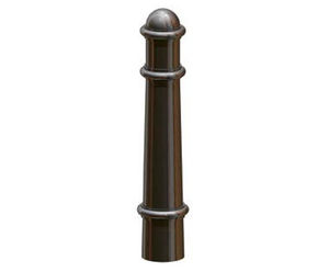 Slough PU Bollard - durable polymer and steel security post for paths