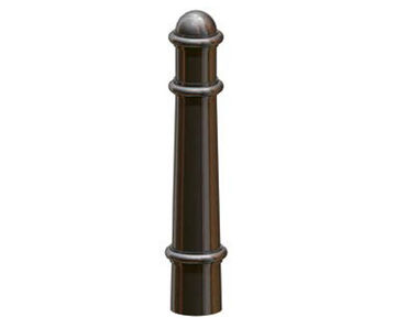 Slough PU Bollard - durable polymer and steel security post for paths