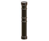 Redroute PU Bollard - black polyurethane steel-core traffic barrier - on this page