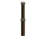 Morpeth PU Bollard - durable polymer and steel traffic safety post