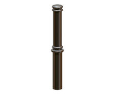 Morpeth PU Bollard - durable polymer and steel traffic safety post