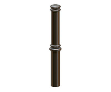 Morpeth PU Bollard - durable polymer and steel traffic safety post