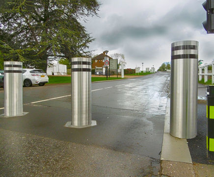 Terra Universal - IWA 14 steel automatic rising bollard (7.2t @ 50mph)
