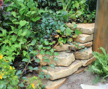 Slabby Sandstone Rockery - building stone for rockeries