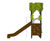 Wolf Multi Play Unit - metal climbing frame with treehouse bridge 5