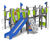 Mermaid Multi Play Unit - large HDPE & steel climbing frame for playgrounds 0