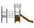 Armour Multi Play Unit - metal castle climbing frame for playgrounds 3