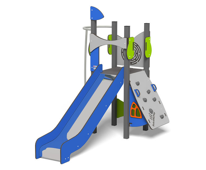 Pixie Multi Play Unit - metal climbing frame for playgrounds, ages 3-8