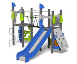 Phoenix Multi Play Unit - metal climbing frame and slide for playgrounds - on this page