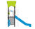 Gnome Multi Play Unit - metal climbing frame with slide for playgrounds 4