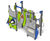 Goblin Multi Play Unit - outdoor HDPE and steel climbing frame 1
