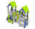 Troll Multi Play Unit - metal climbing frame for playgrounds with slide 0