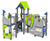 Centaur Multi Play Unit - metal playground climbing frame for children 3-8 1