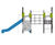 Imp Multi Play Unit - metal climbing frame with HDPE panels for playgrounds 4