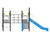 Imp Multi Play Unit - metal climbing frame with HDPE panels for playgrounds 5