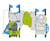 Imp Multi Play Unit - metal climbing frame with HDPE panels for playgrounds 2