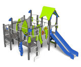 Selkie Multi Play Unit - metal climbing frame for toddlers with slide - on this page