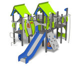Giant Multi Play Unit - metal climbing frame with slide for playgrounds - on this page