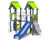 Rune Multi Play Unit - metal toddler climbing frame for outdoor playgrounds 0